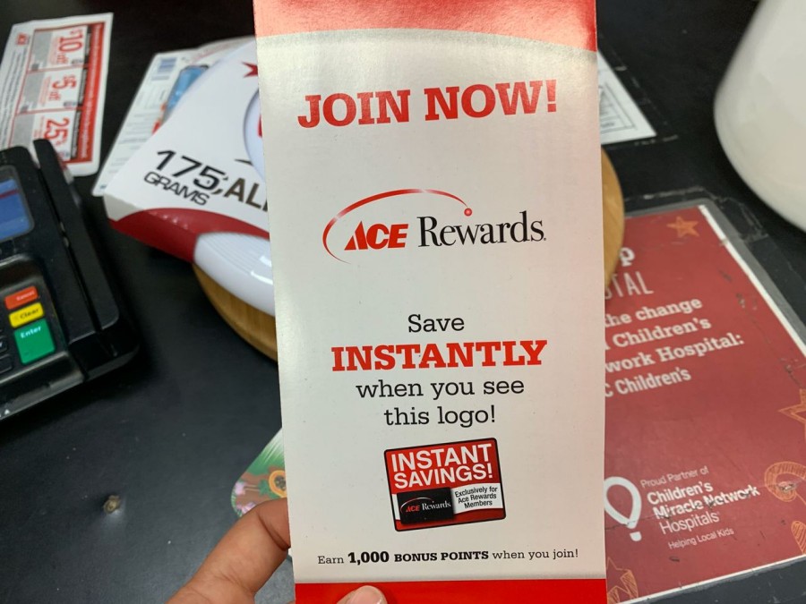 Join Ace Rewards and save instantly.
