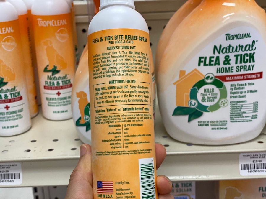 Gentle Yet Powerful: TropiClean's Natural Flea & Tick Formula.