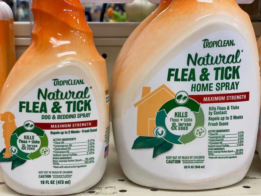 Naturally Safe for Your Pets: TropiClean's Flea & Tick Defense.