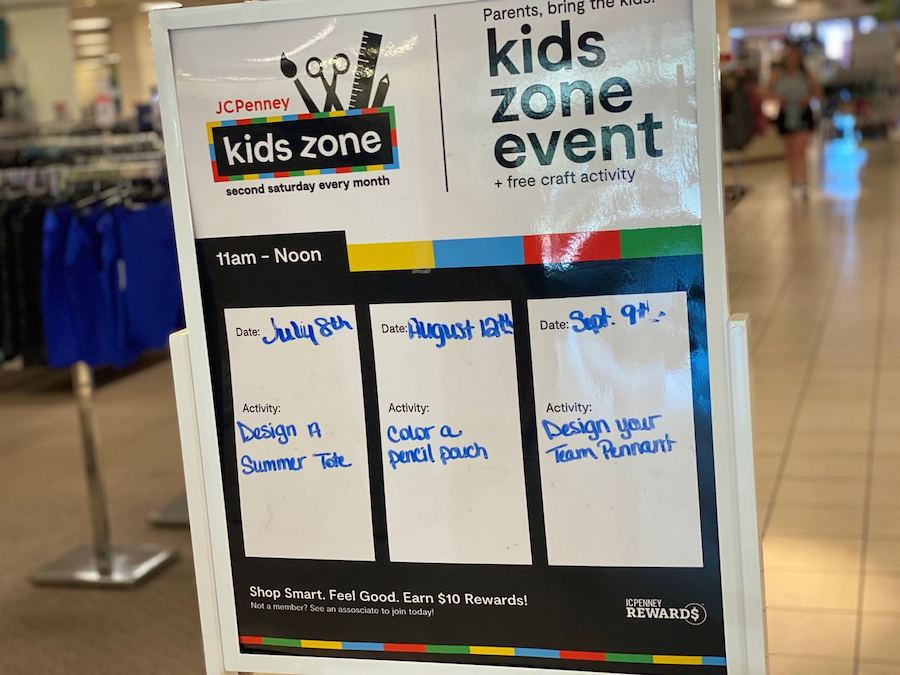 Fun Times Ahead: Explore JCPenney Kids Zone for Exciting Activities.