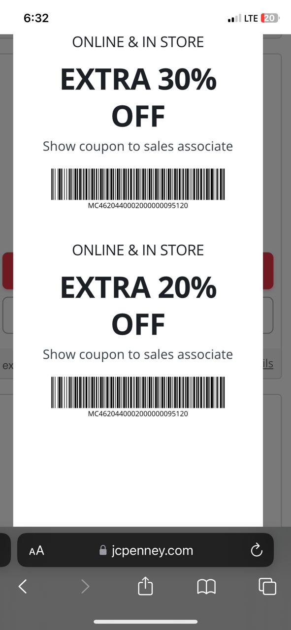 JCPenney Coupon - SuperMall