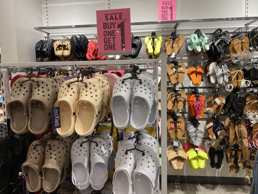 Find your perfect pair of flip-flops, slides, and crocs at Charlotte Russe.