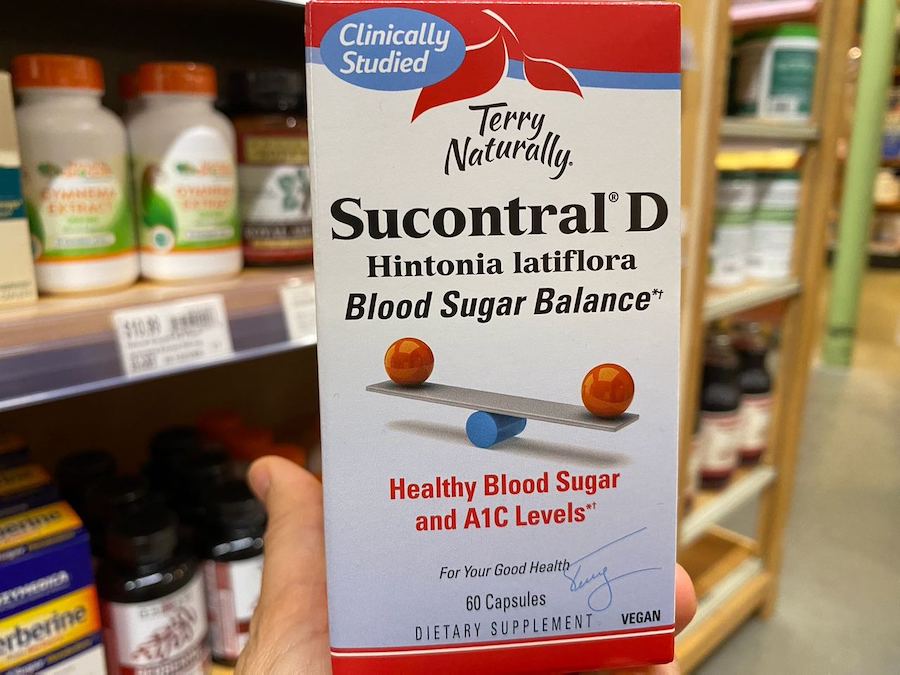 Empower Your Health: Elevate your well-being with Terry Naturally's Sucontral D, a natural supplement for balanced glucose support.