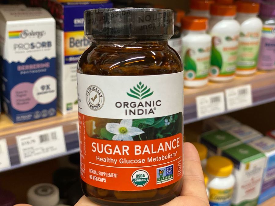 Harmonize Your Health: Elevate your well-being with the power of ORGANIC INDIA Sugar Balance, a natural choice for glucose support.