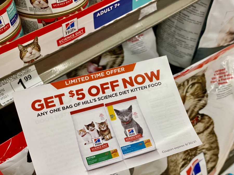 Save $5 on Hill's Science Diet Kitten food today!