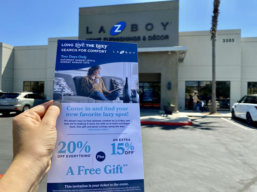 La-Z-Boy 20% Off Everything + Extra 15% Off