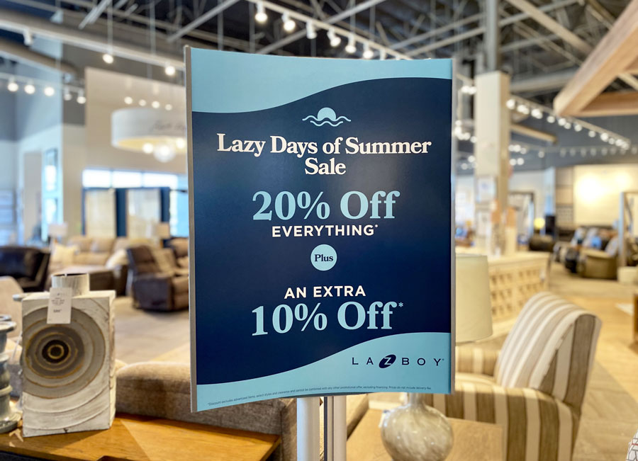 Relax More with La Z Boy Shop the Lazy Days of Summer Sale