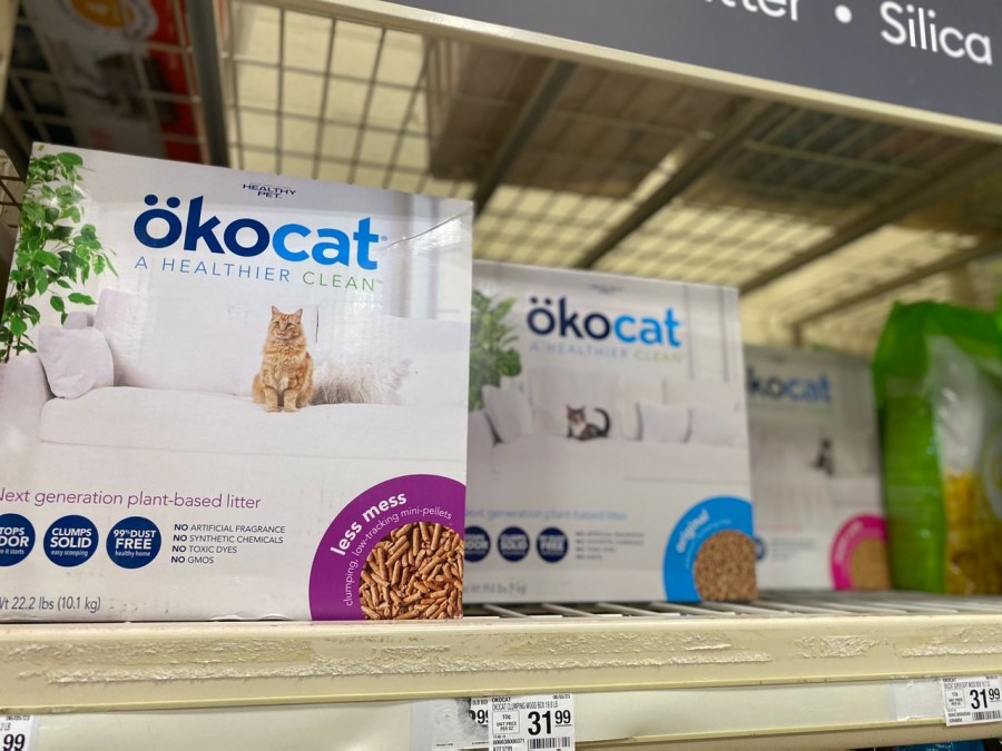 Try Okocat, the natural, plant-based litter that's safe for your cat and the environment.