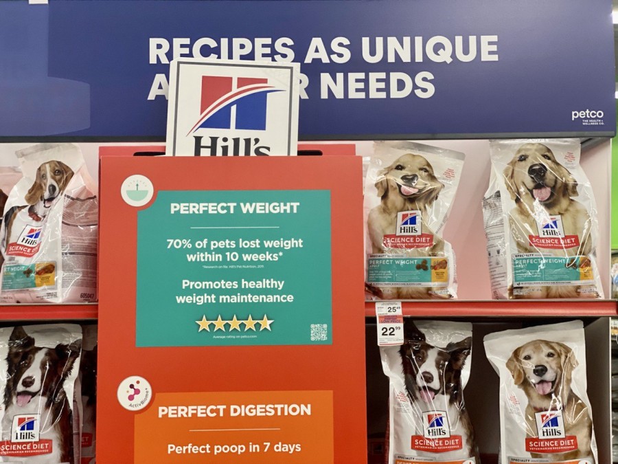 Introducing Hill's Perfect Weight Food: 70% of pets slim down in just 10 weeks!
