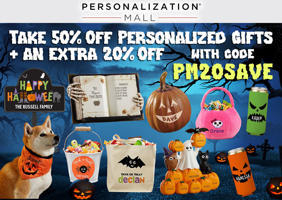 Personalization Mall Halloween Coupon