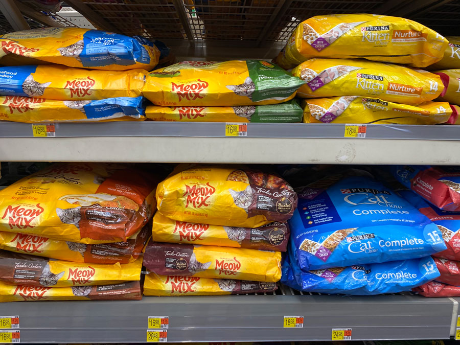 Meow Mixes Galore: Walmart's Cat Food Choices