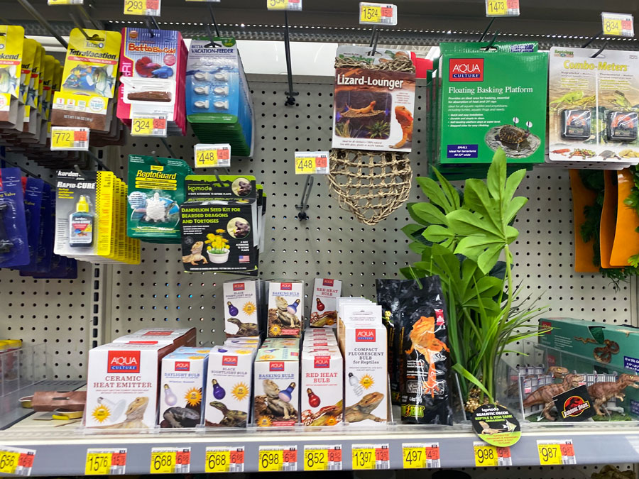 Walmart's Exotic Pet Supplies