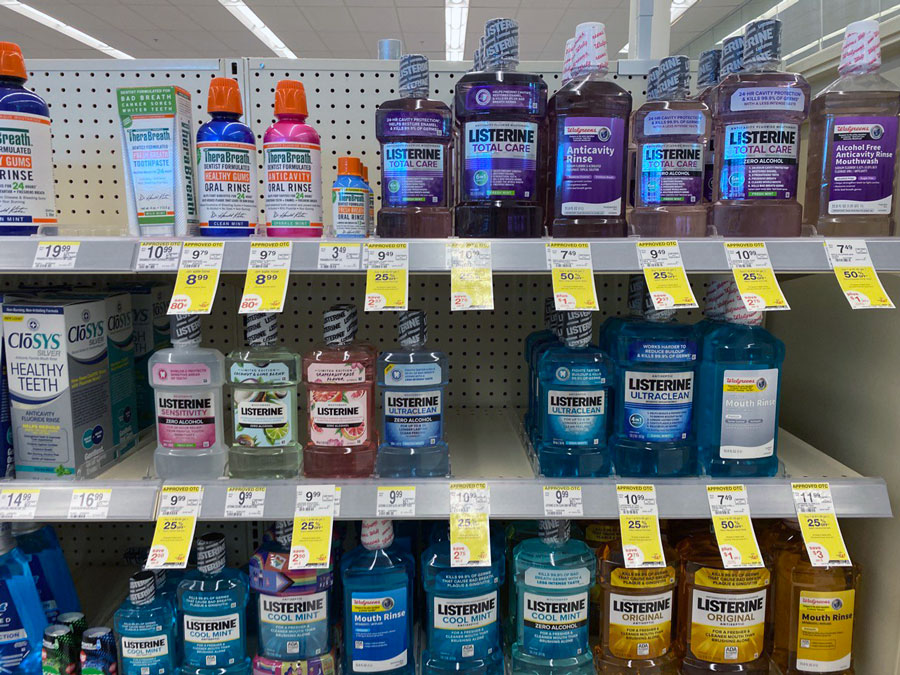 Swish and Smile: Listerine Selection at Walgreens