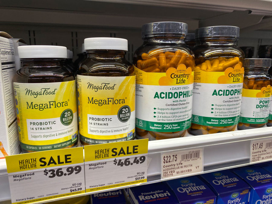 MegaFood MegaFlora Probiotic capsules