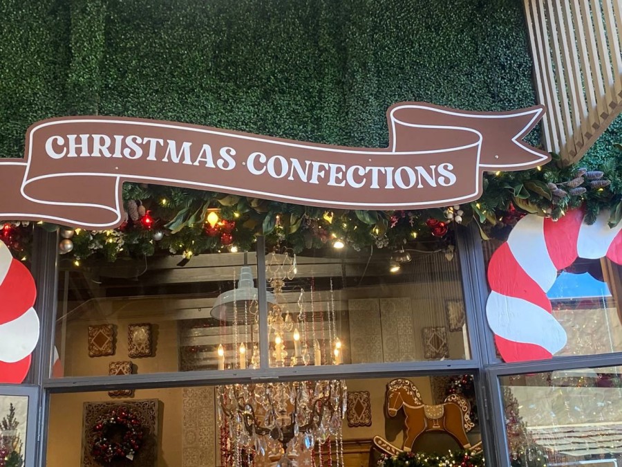 Immerse yourself in the magical delights of "Christmas Confections" at Roger's Gardens.