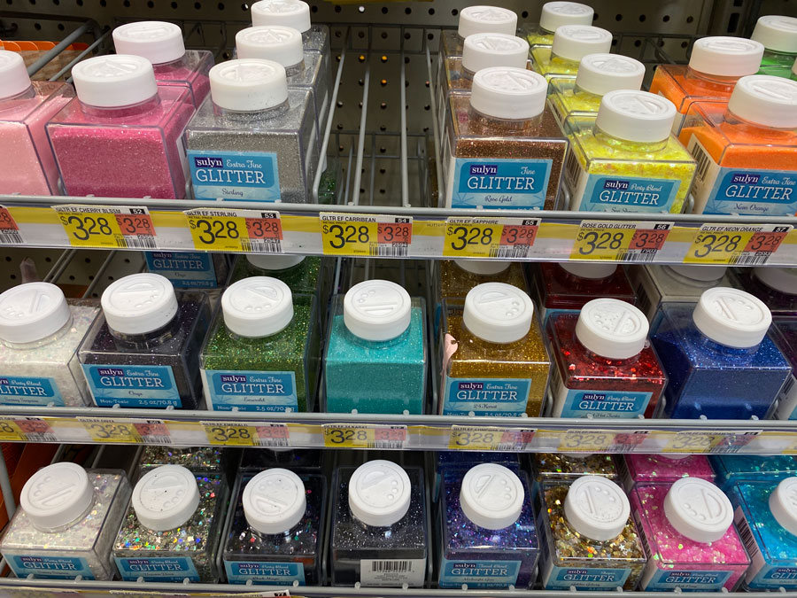 Add Glamour to Your Creations with Walmart's Glitters