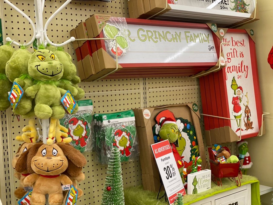 Illuminate your tree with the Grinch, Max, and Cindy Lou Who ornament.