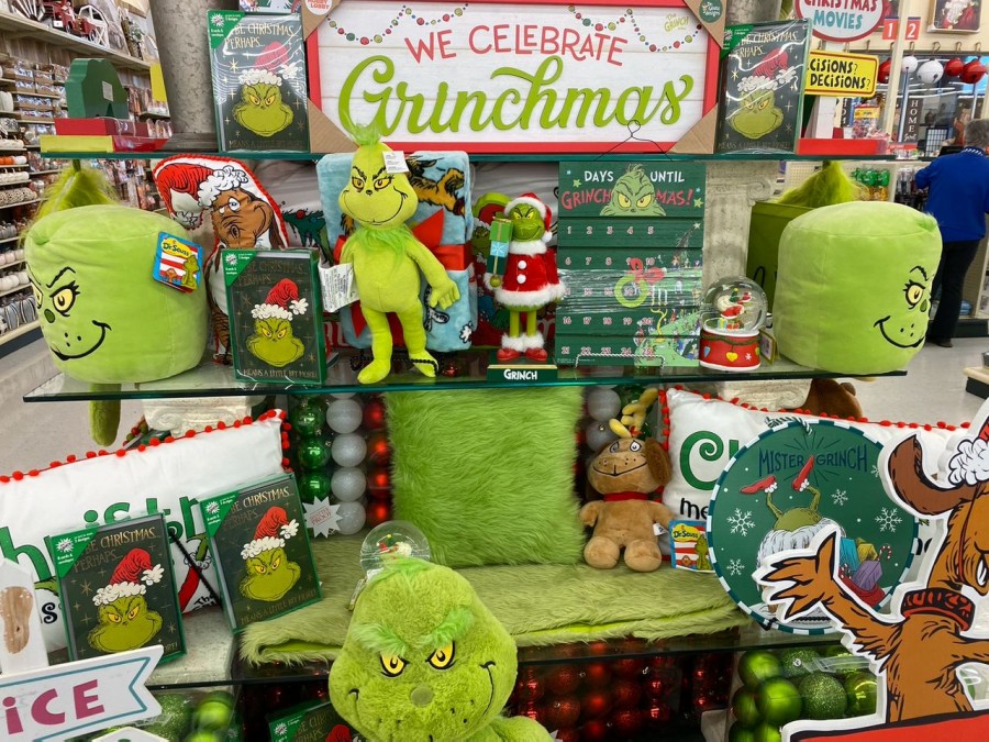 Get ready for the holidays by decorating with Grinch ornaments!