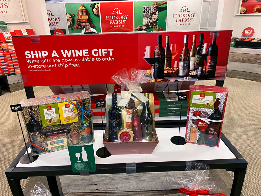 Hickory Farms Wine Gift Baskets