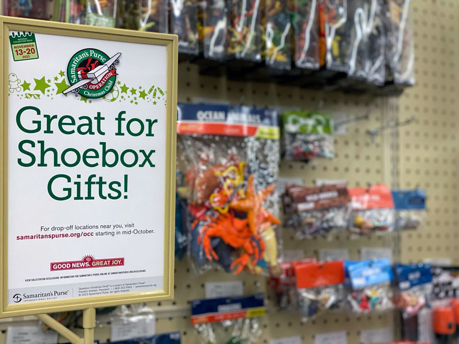 Creating Smiles: Operation Christmas Child Finds at Hobby Lobby