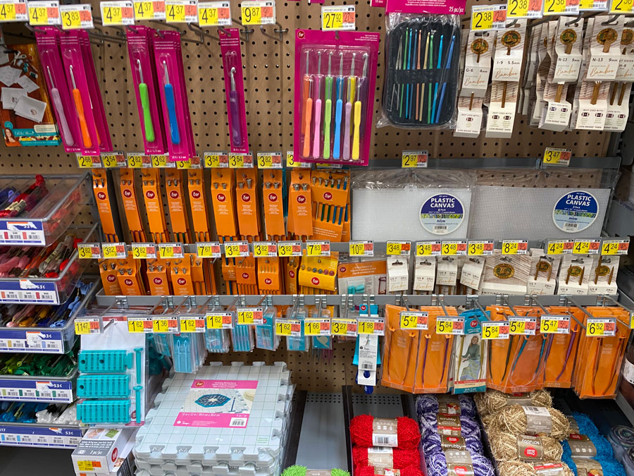 Walmart's Knitting Tools and Accessories