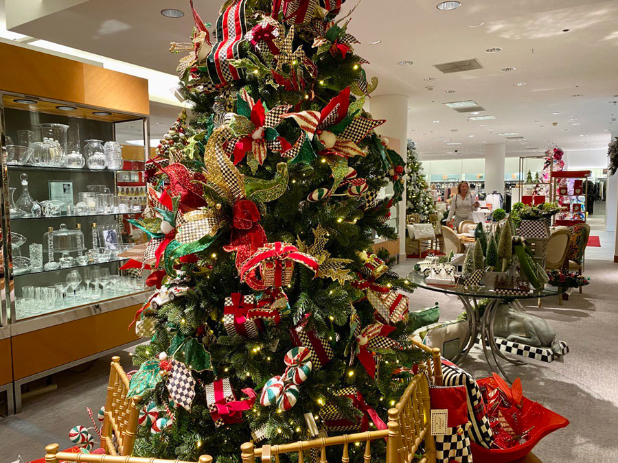 Christmas Tree Glamour: MacKenzie-Childs Delights