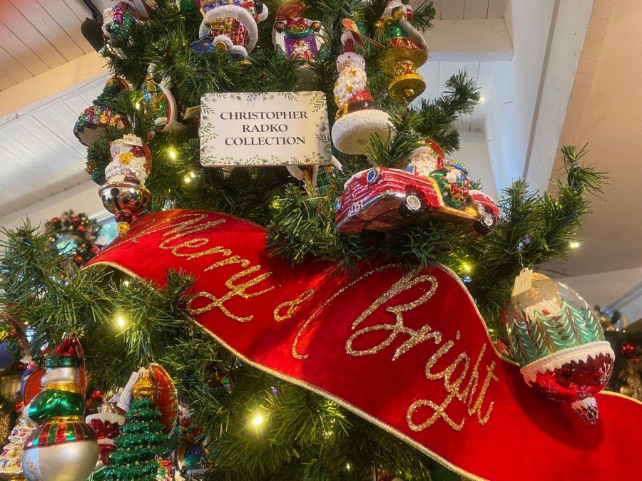 Experience the enchantment of the holidays at Roger's Gardens Christmas Boutique.