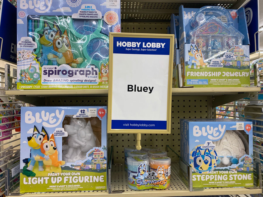 Hobby Lobby Finds: Explore the World of Bluey Kits!