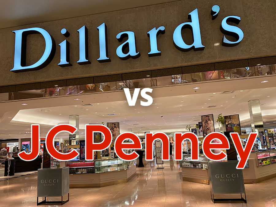 Dillard's, JC Penney & Ross