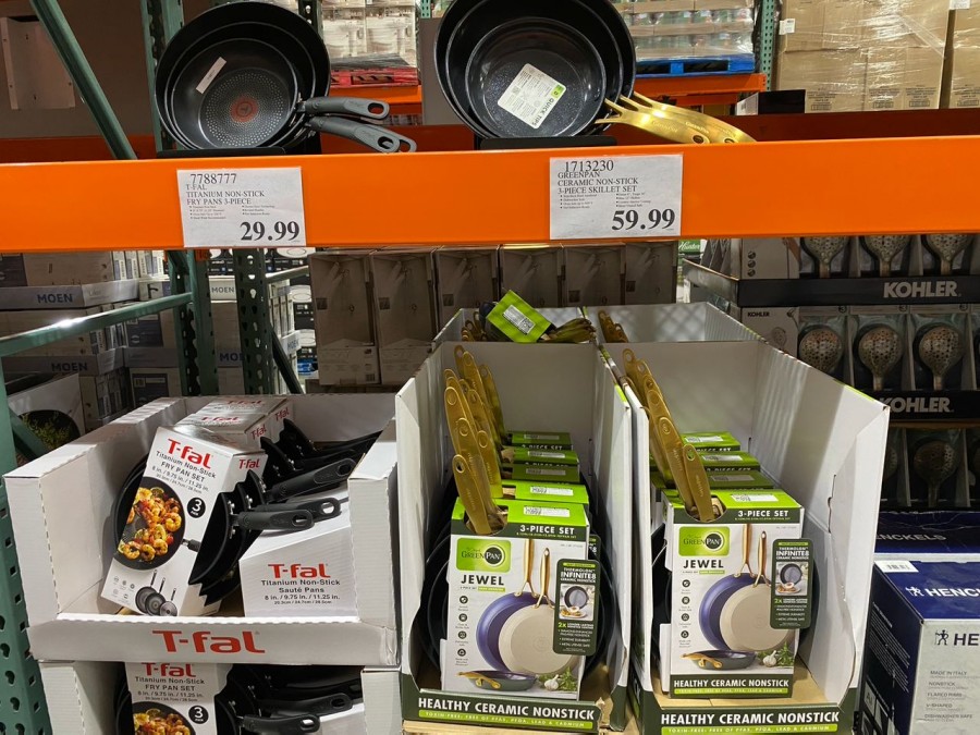 Get cooking with GreenPan Jewel 3-Piece Ceramic Non-Stick Skillet Set – available at your local Costco store or on Costco.com!