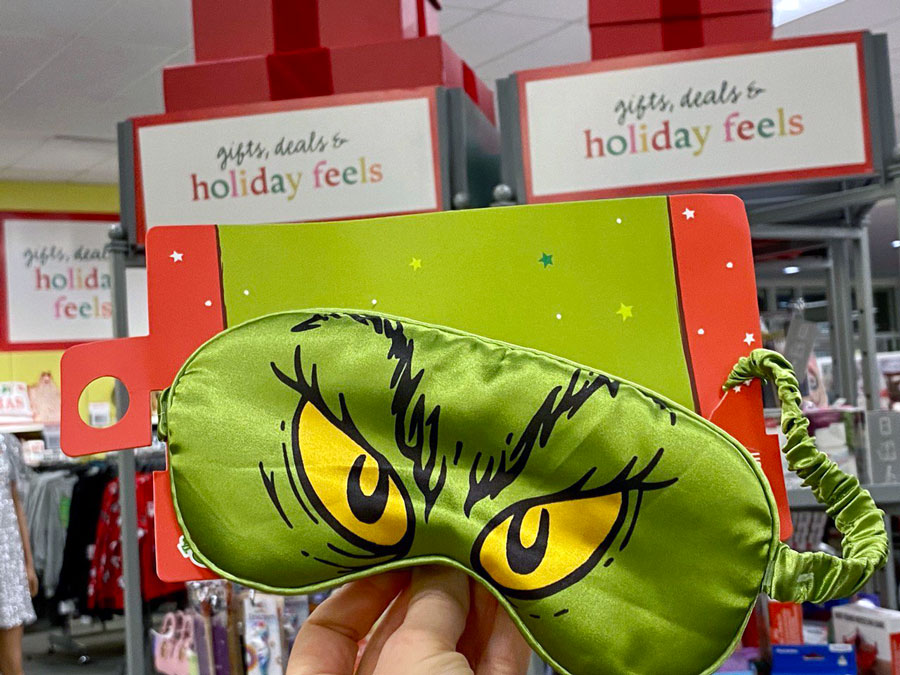 Sleep in Grinchy Style with The Grinch Satin Eye Mask