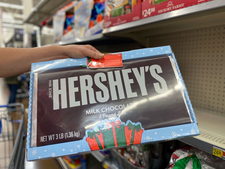 Hershey's Milk Chocolate Christmas Candy, Bulk Bar