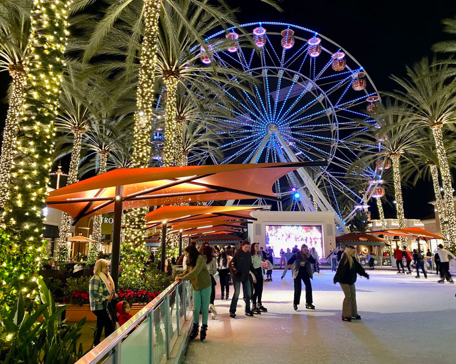 Be amazed at what you can see from atop the world's largest Ferris wheel, located here at Spectrum Center