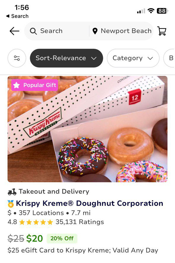 Get a Sweet Deal with Groupon's Deal on Krispy Kreme Gift Card!