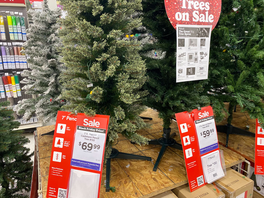 Festive Delights: Michaels' Christmas Tree Sale is Here!