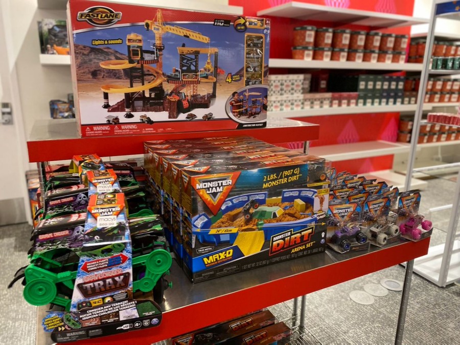 Get ready for the show with Geoffrey's officially licensed Monster Jam toys