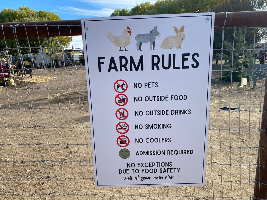 Mortimer Farms Rules