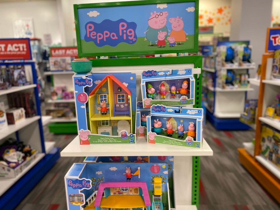 Get high-quality, age-appropriate toys featuring Peppa Pig from Geoffrey – now with free shipping!