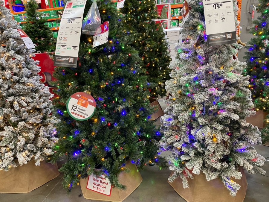 Create your own festive wonderland with a personalized Christmas tree from The Home Depot market
