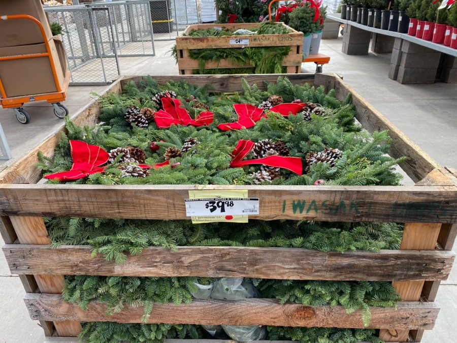 Spread the joy this holiday season with The Home Depot's unique pine needle decorations.