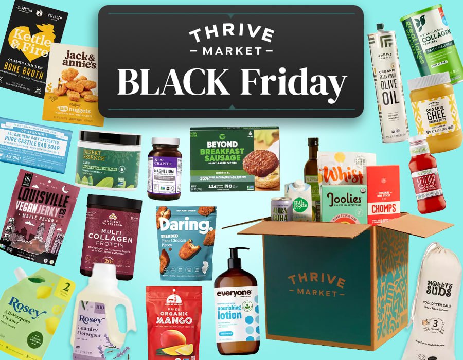 Stock up on your pantry staples and save big with Thrive Market's Black Friday sale