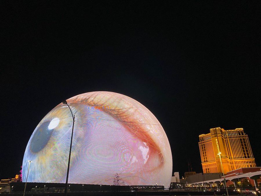 Witness the spectacle of The Las Vegas Sphere, destined to become the city's new iconic landmark.