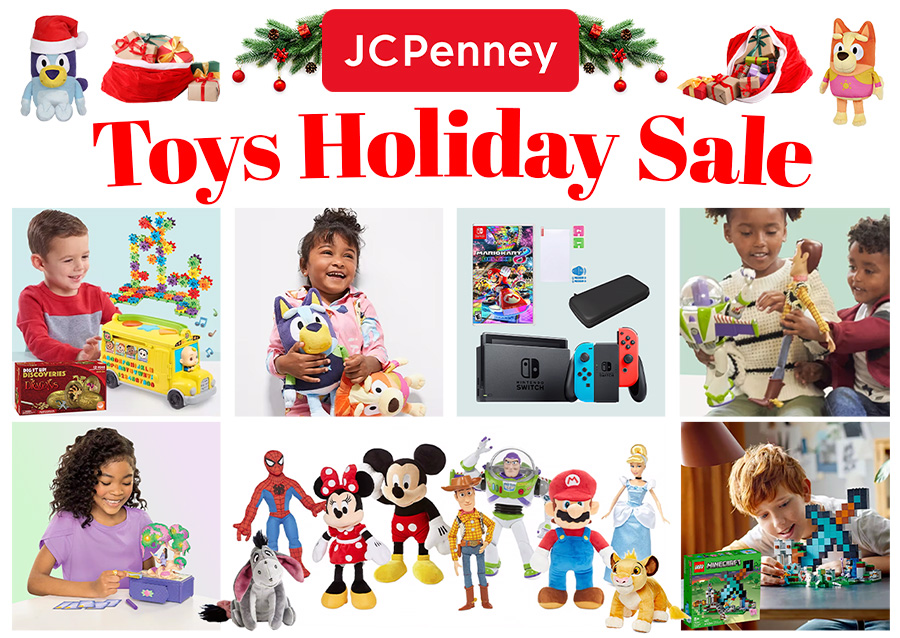 Step into a toy wonderland with JCPenney's Holiday Sale, where the magic of the season comes alive through a dazzling array of toys.