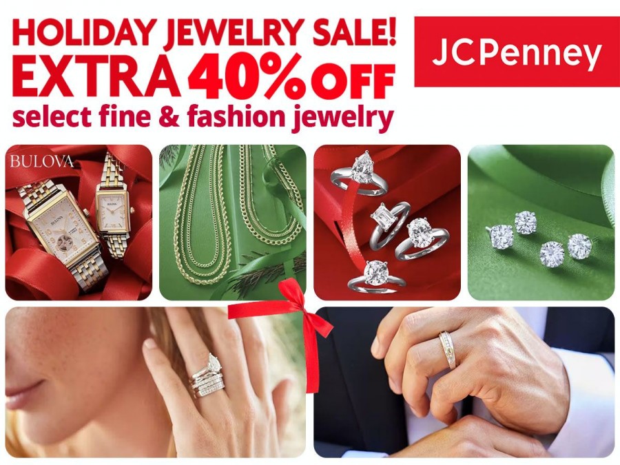 Make a statement this holiday season with beautiful jewelry from JCPenney, now 40% off!