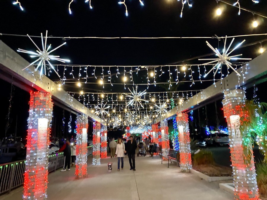 Create an unforgettable holiday experience with a visit to the illuminated Dana Point Harbor