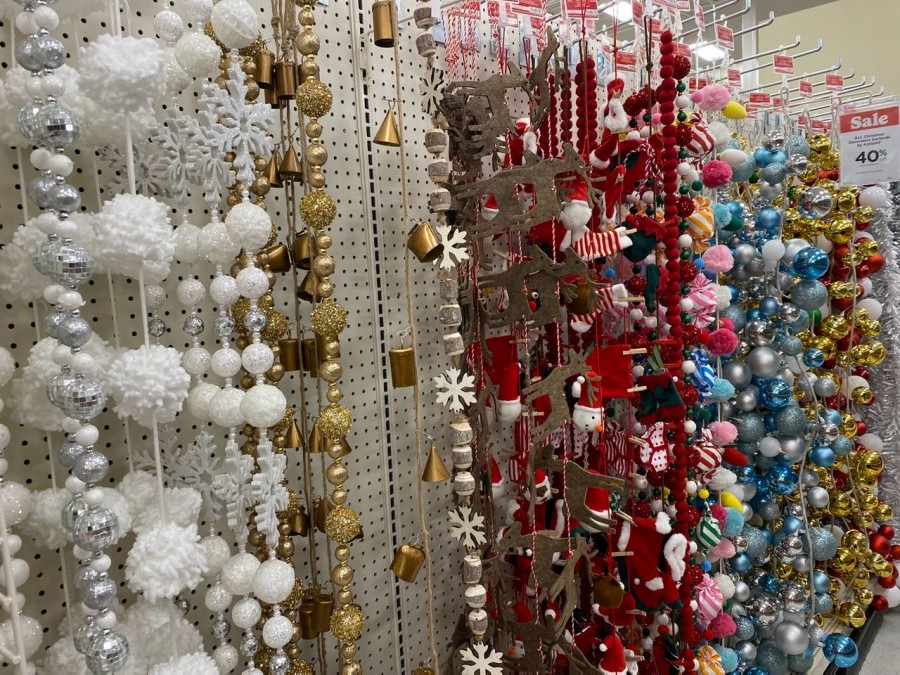Decorate this holiday season in Scandinavian style with the 9ft. White Bead Garland from Michaels
