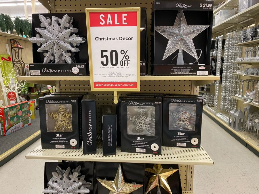 Get your tree ready for its moment in the spotlight with Hobby Lobby's special Glitter Snowflake Projector Tree Topper!