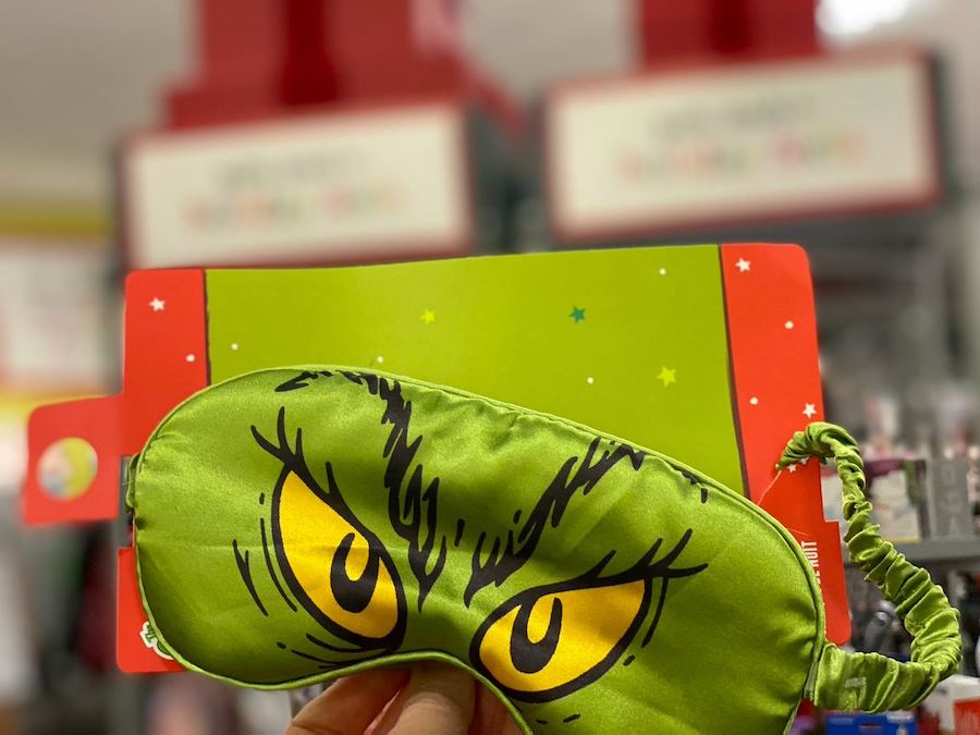 Drift off to Whoville in style with The Grinch satin eye mask, ensuring your dreams are as whimsical as the festive season.