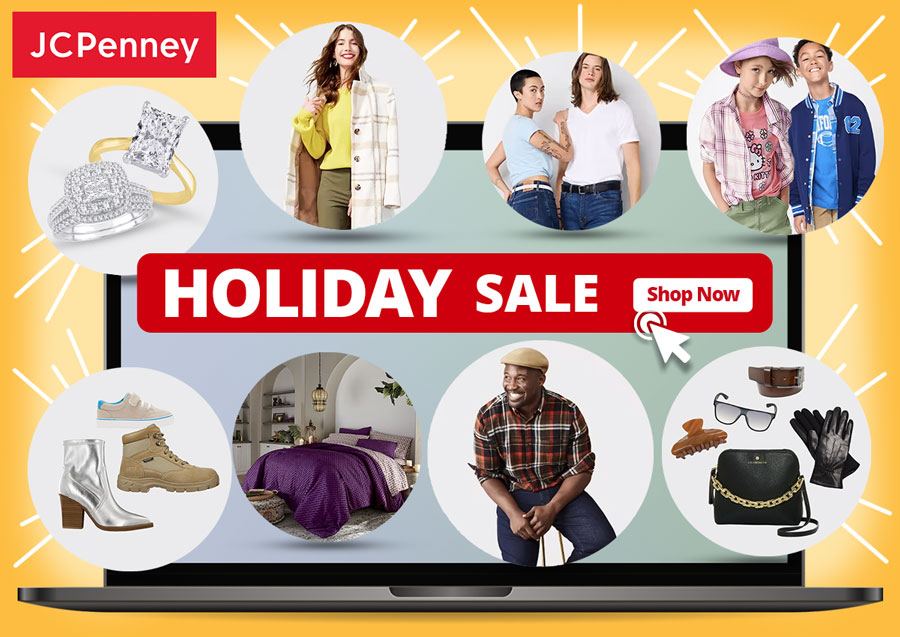 Enjoy festive fun and fantastic deals at JCPenney’s amazing Holiday Sale!