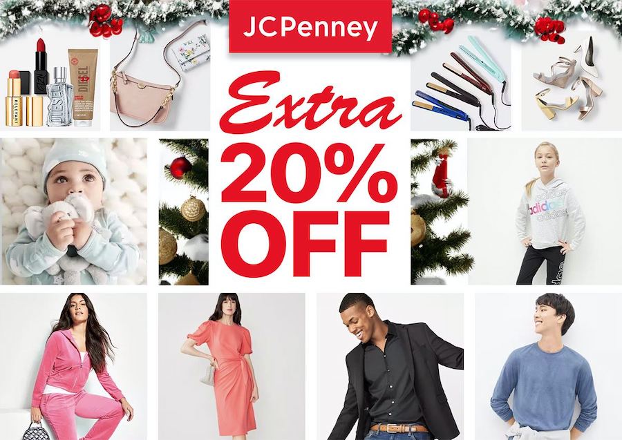 Spread the cheer with an extra 20% off at JCPenney – your wallet's new best friend!